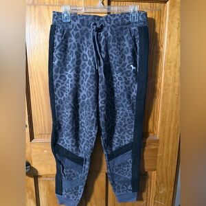 Victoria's Secret PINK  leopard print Charcoal and Joggers